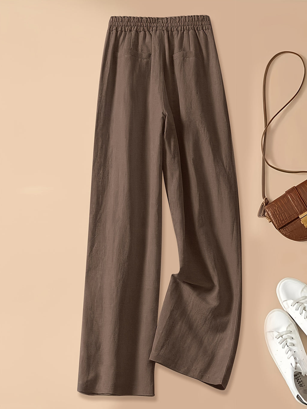 Linen Wide Leg Trousers