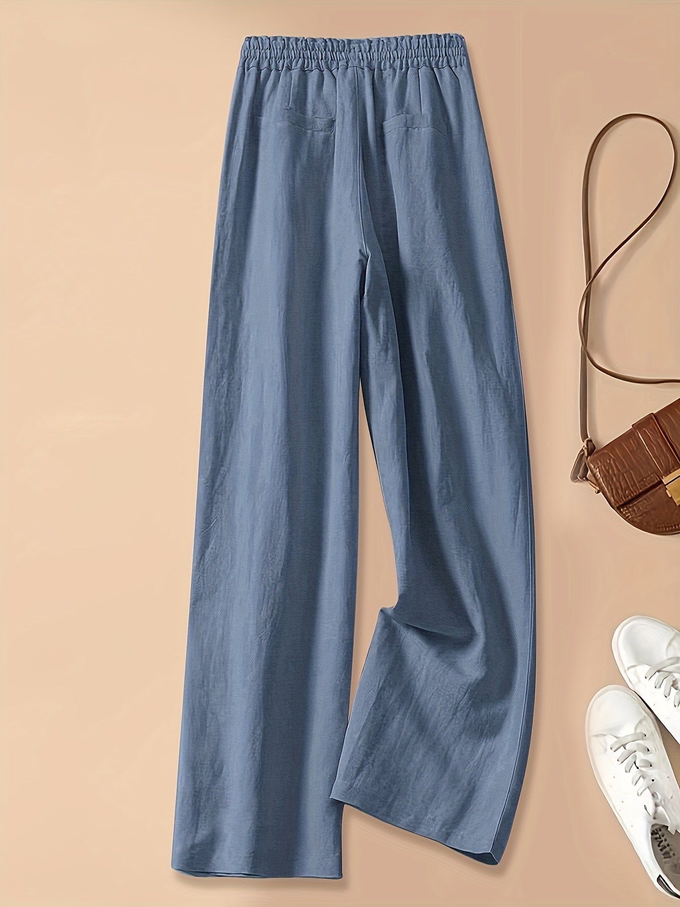 Linen Wide Leg Trousers