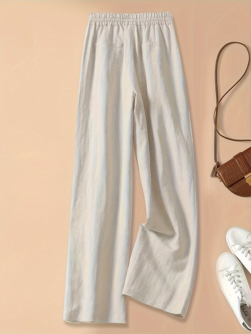 Linen Wide Leg Trousers