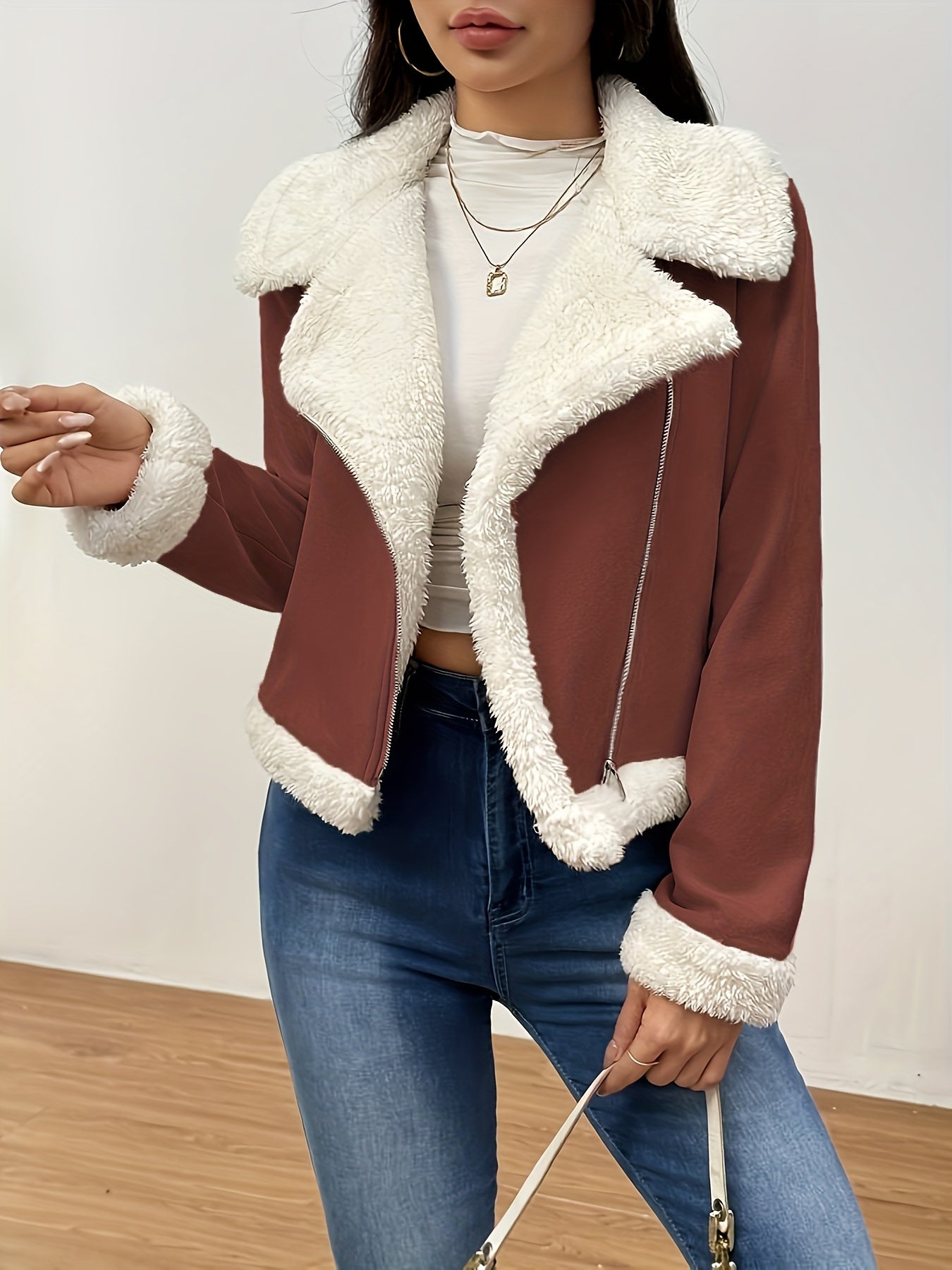 Women's Faux Shearling Jacket