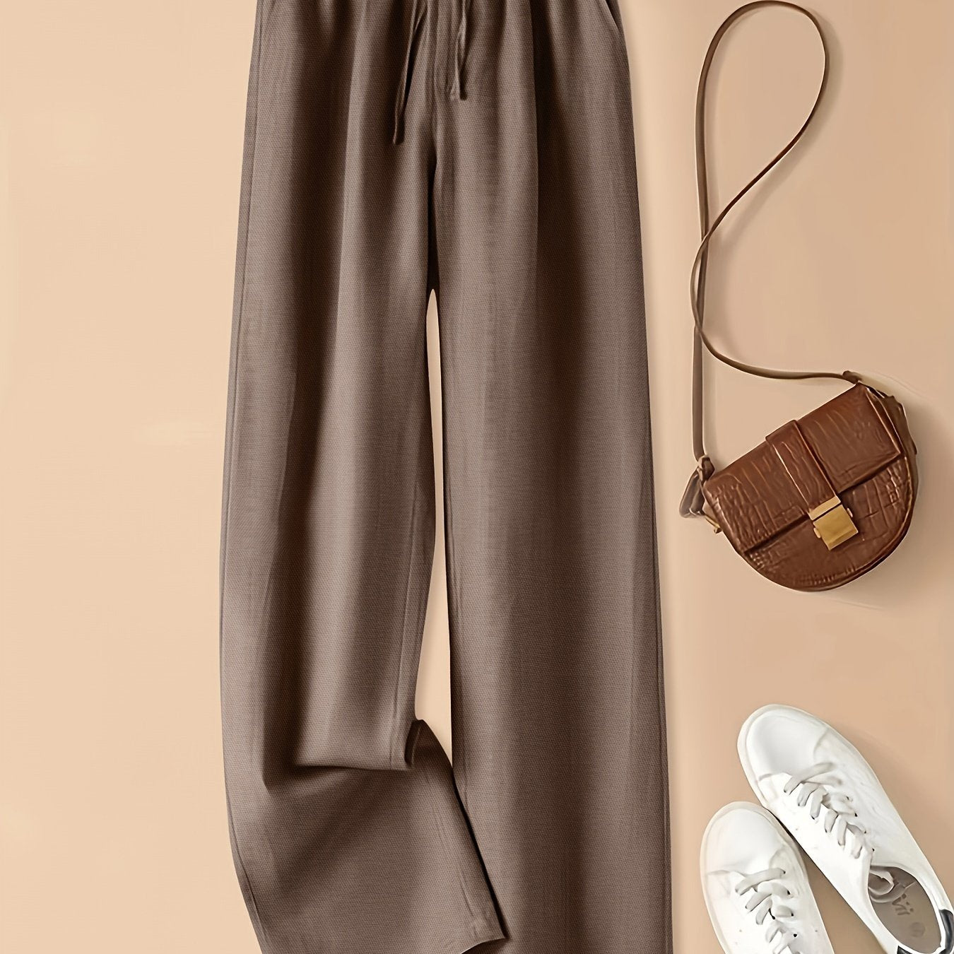 Linen Wide Leg Trousers