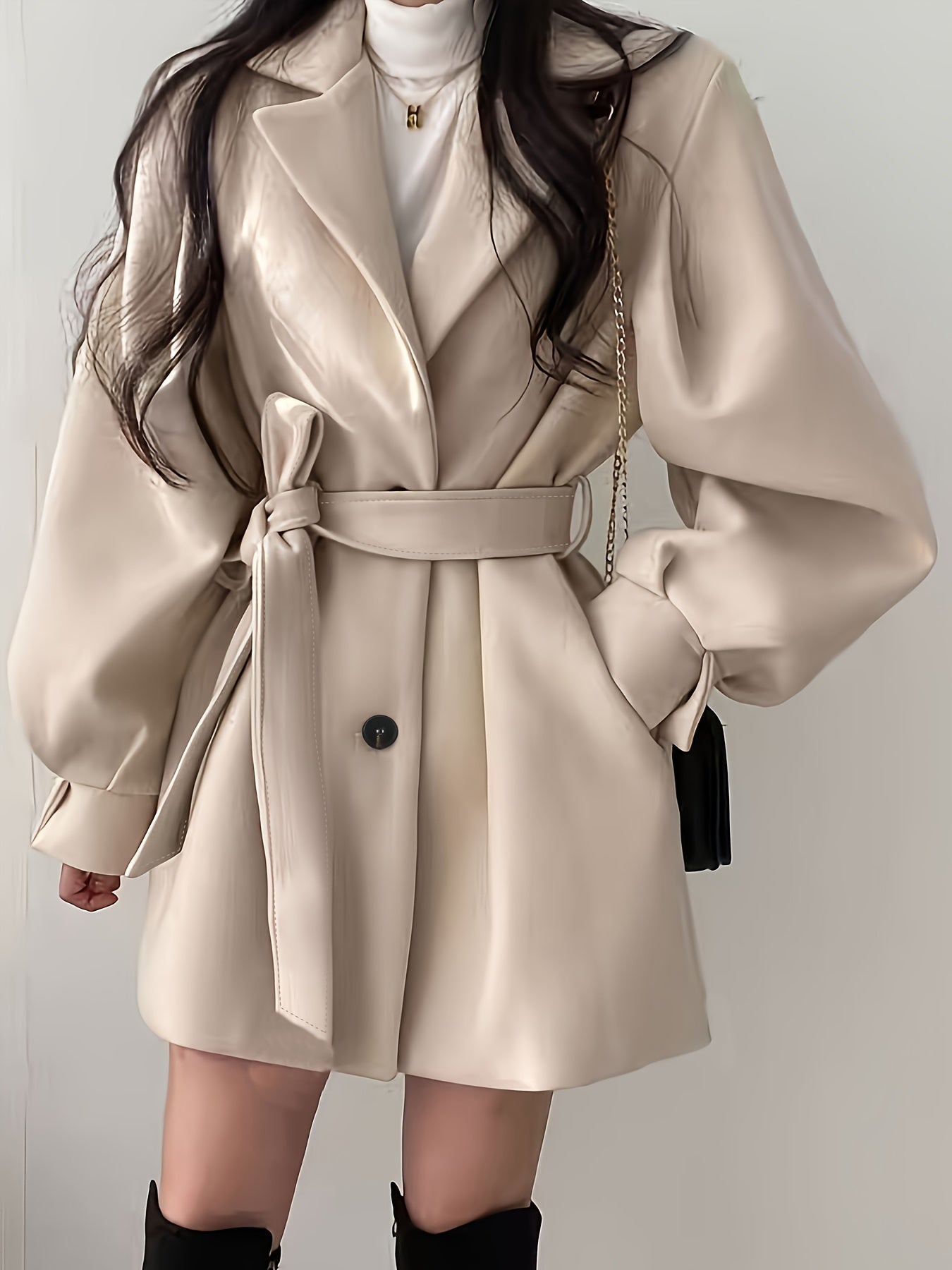 Elegant Belted Coat