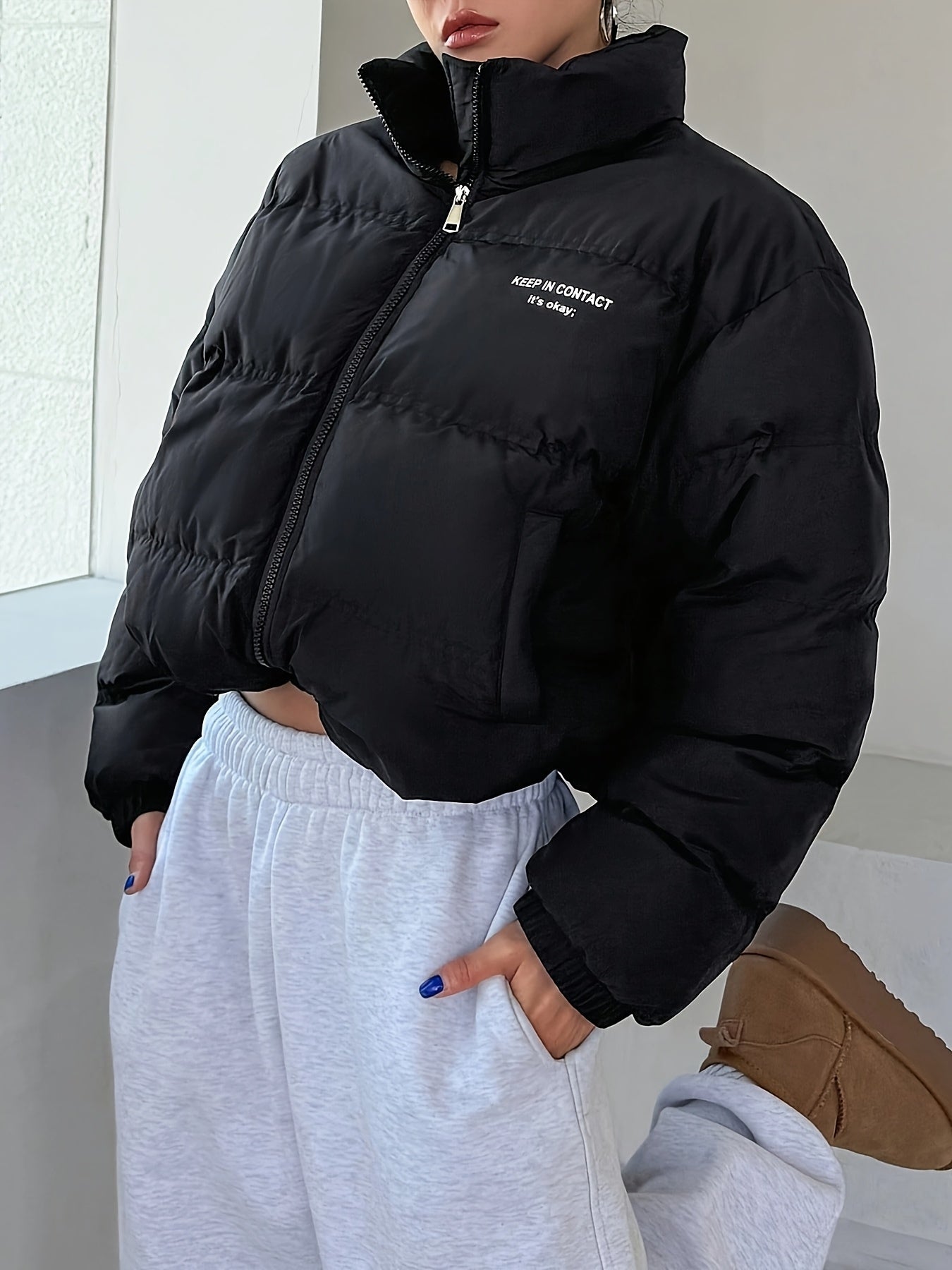 Cozy Padded Zip Jacket