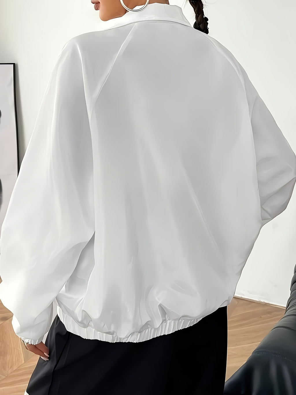 Minimalist Windbreaker Jacket