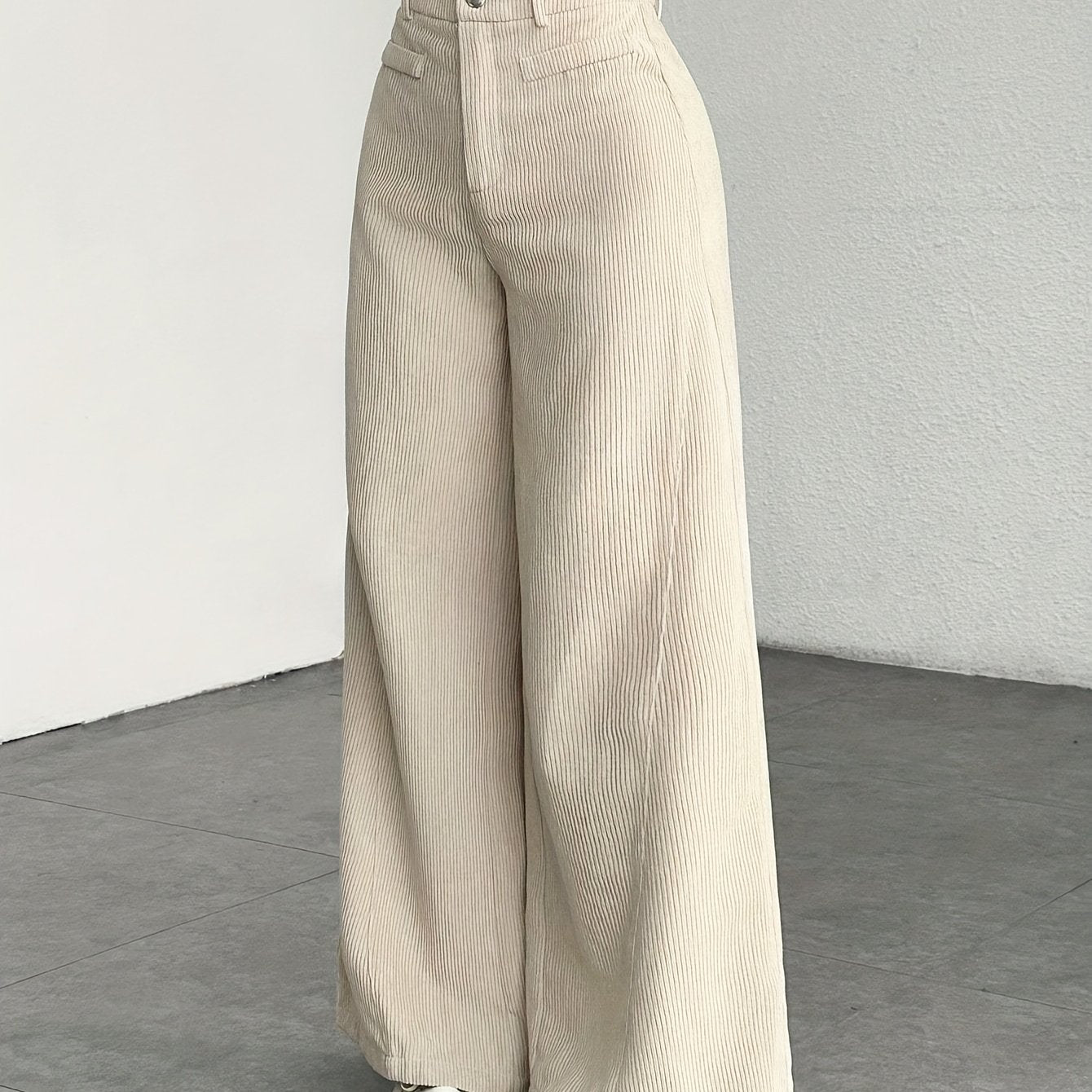 Women's Corduroy Wide-Leg Pants