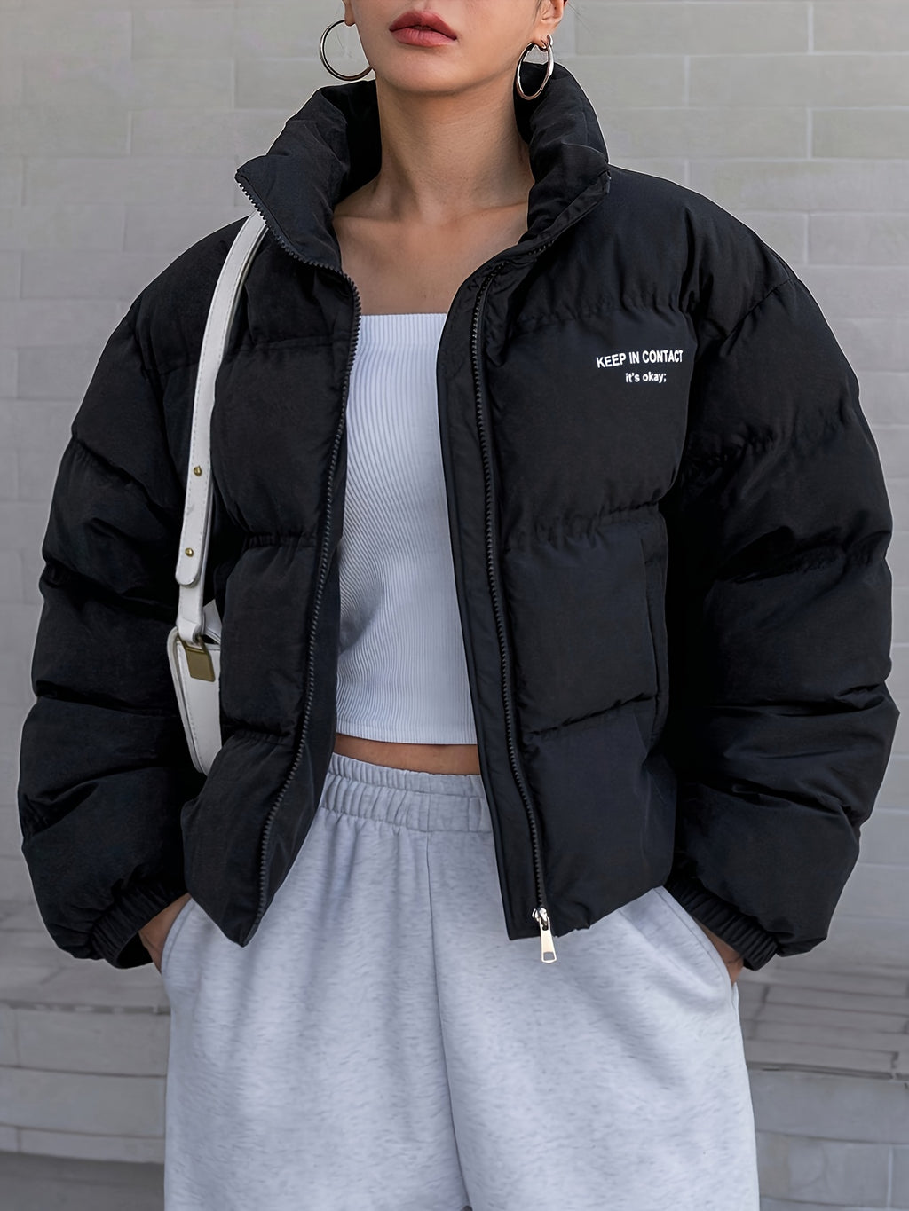 Cozy Padded Zip Jacket