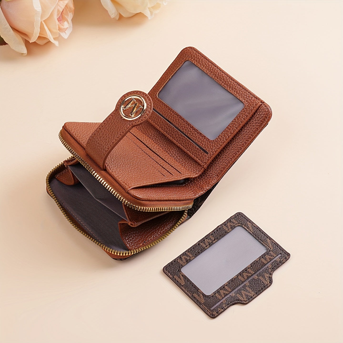 Modevos Women's Mini Leather Wallet