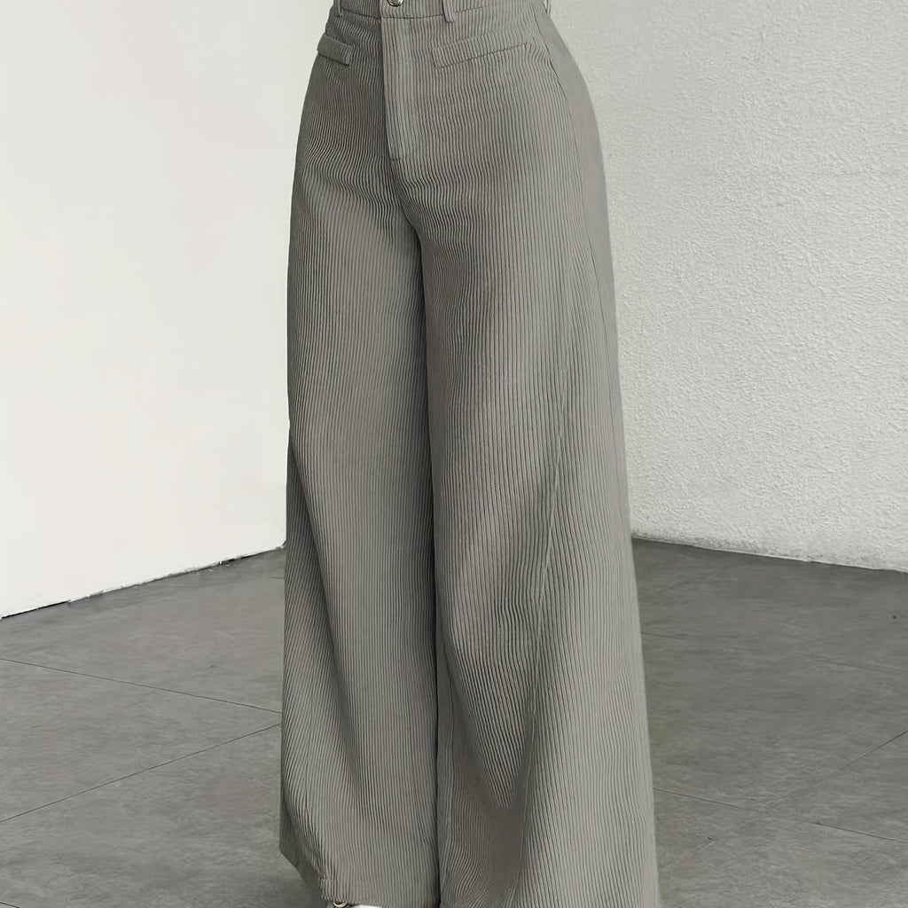 Women's Corduroy Wide-Leg Pants