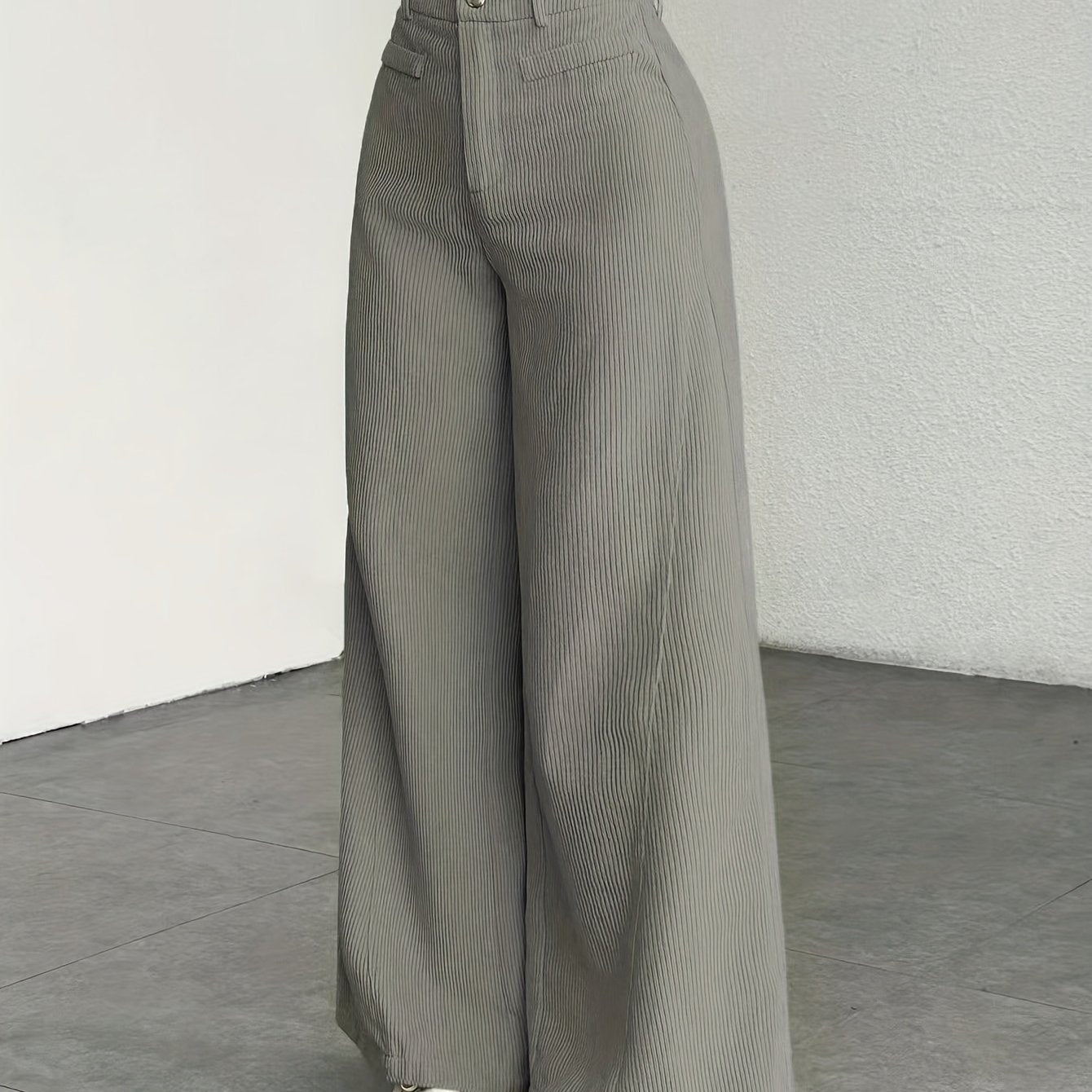 Women's Corduroy Wide-Leg Pants