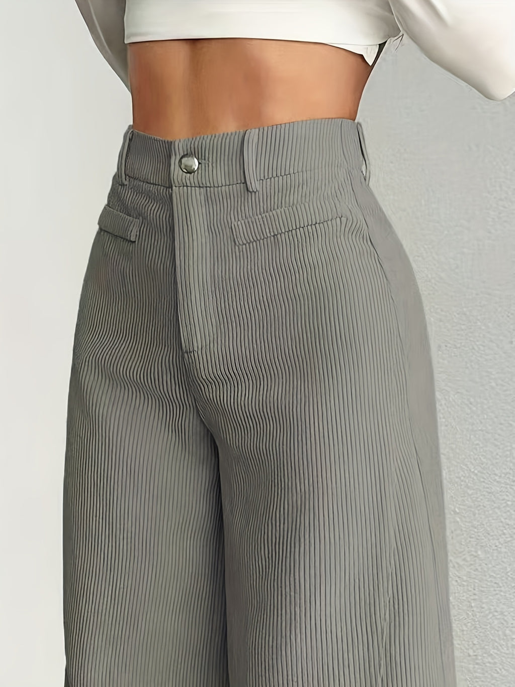 Women's Corduroy Wide-Leg Pants