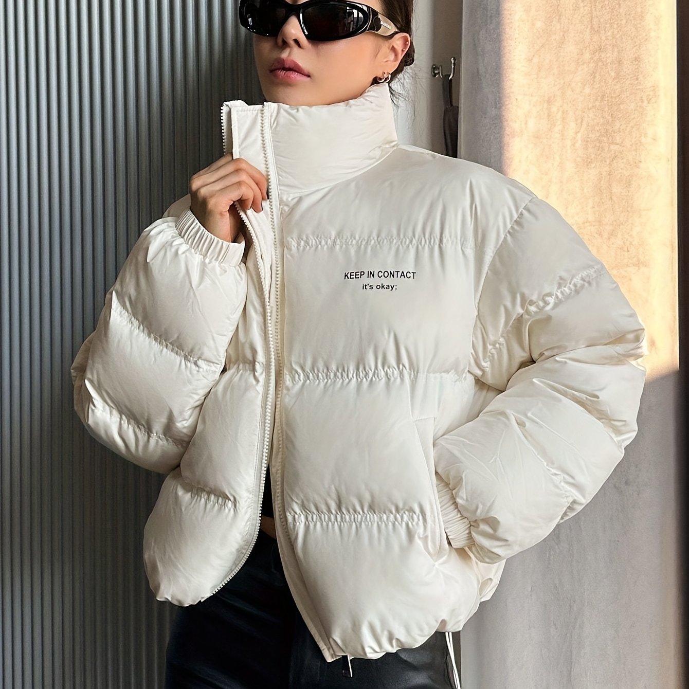 Cozy Padded Zip Jacket