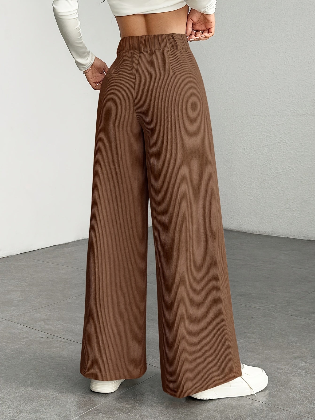 Women's Corduroy Wide-Leg Pants