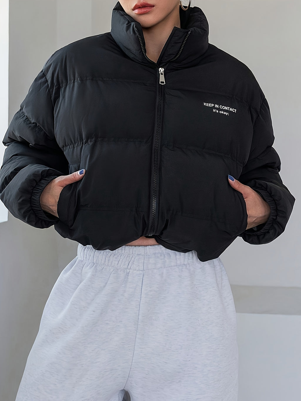 Cozy Padded Zip Jacket