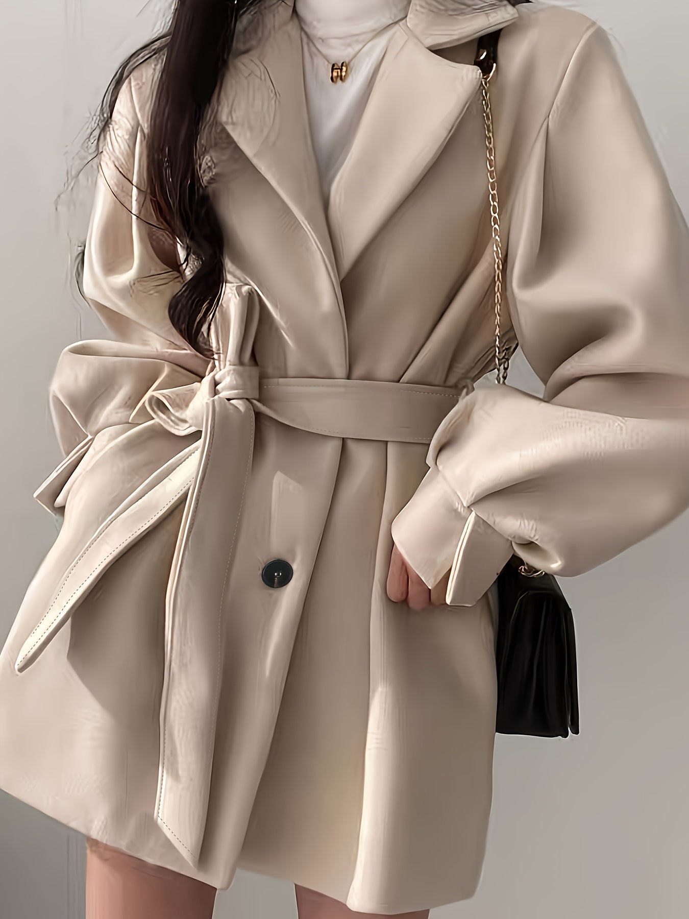 Elegant Belted Coat