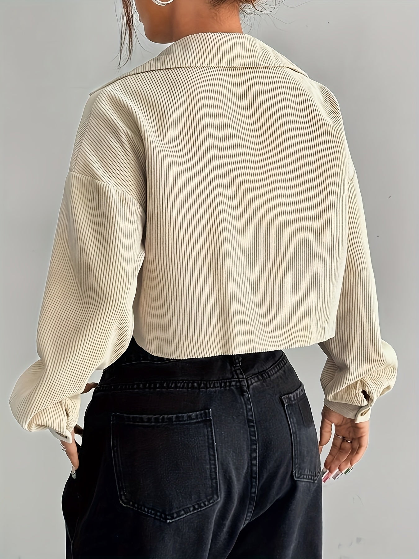 Women's Corduroy Crop Jacket