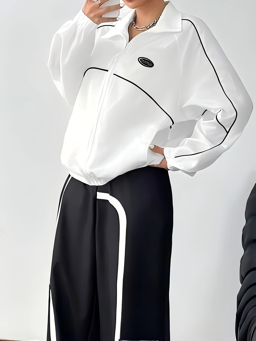 Minimalist Windbreaker Jacket