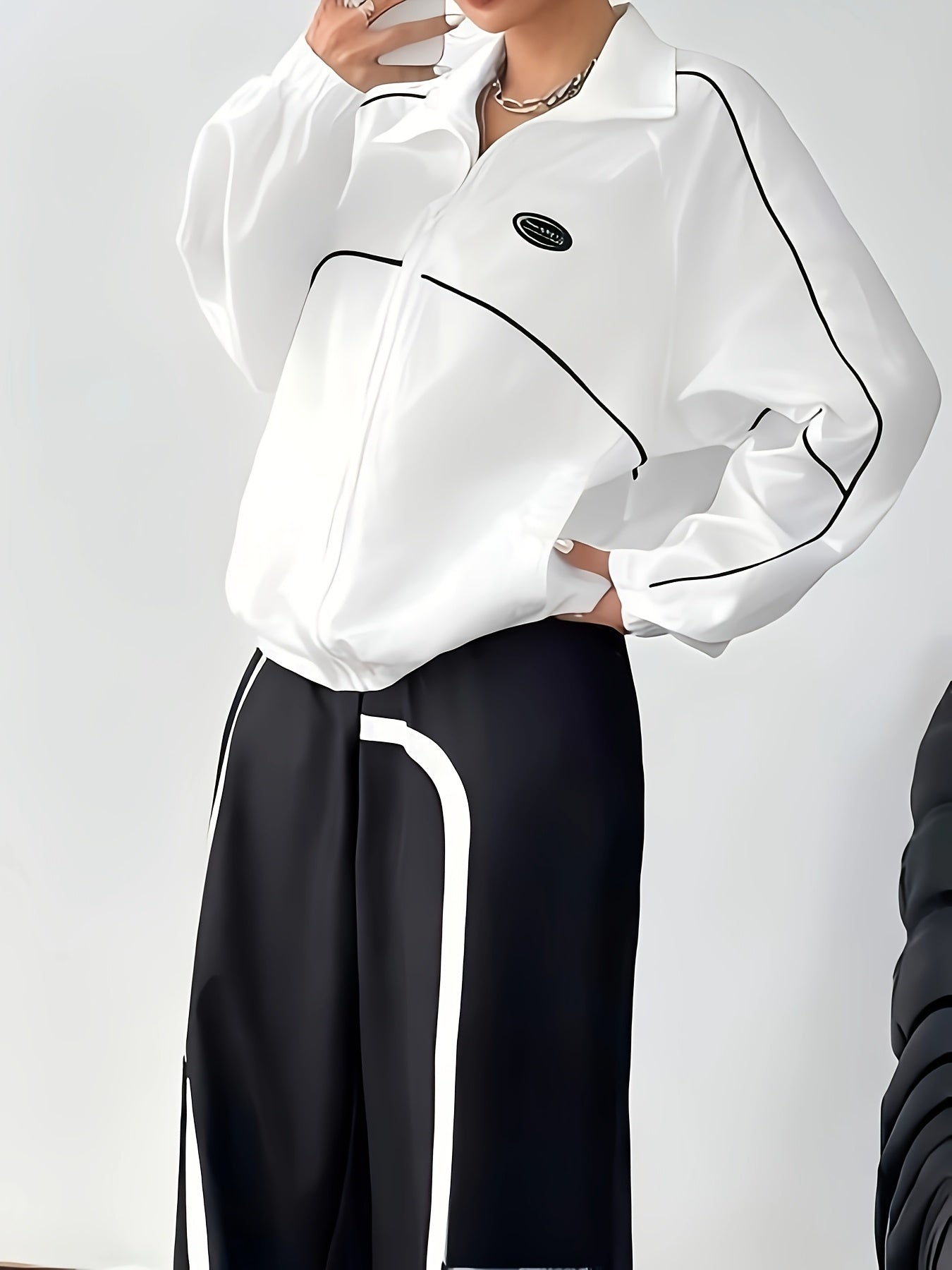 Minimalist Windbreaker Jacket