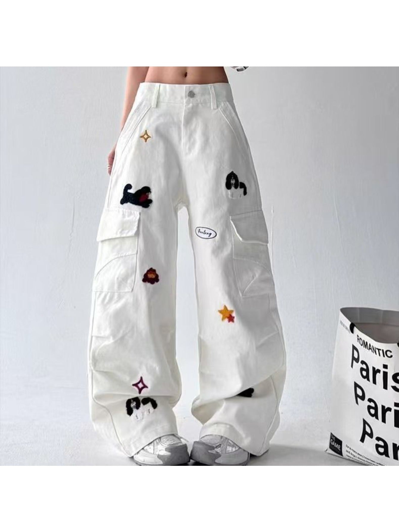 Puppy Patch Cargo Jeans