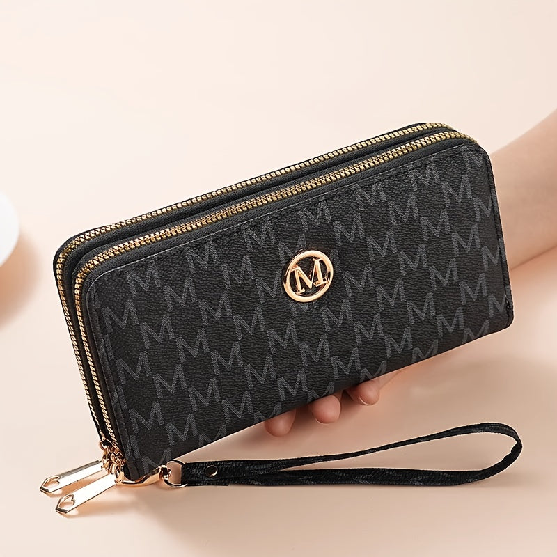 Modevos Double Zip Long Wallet