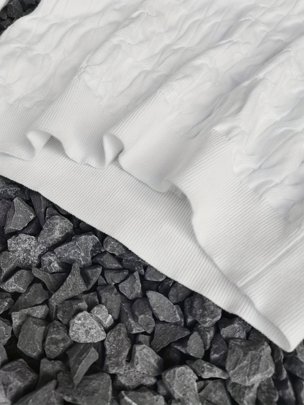 Men's Textured Half-Zip Sweater