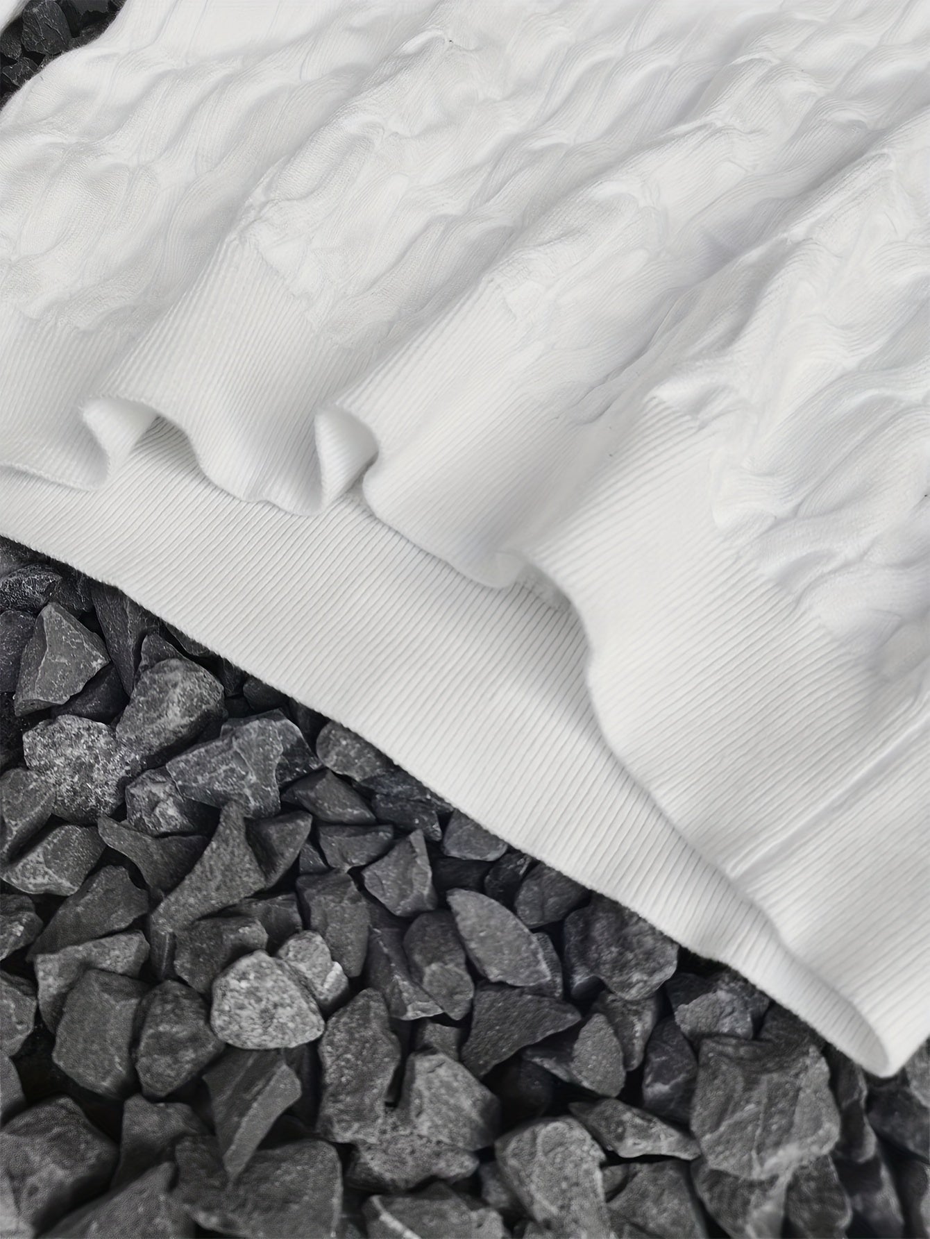 Men's Textured Half-Zip Sweater