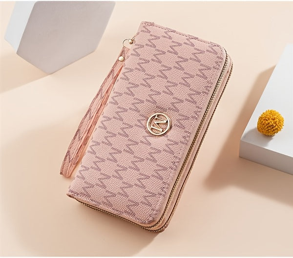 Modevos Double Zip Long Wallet