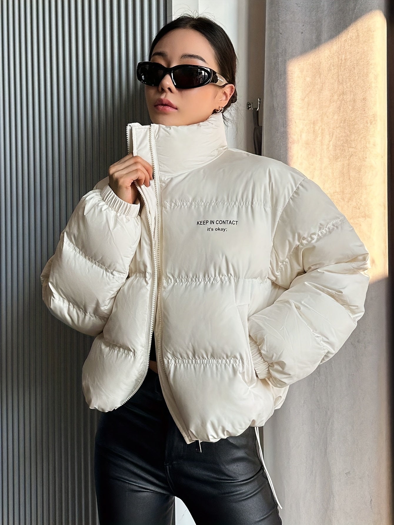 Cozy Padded Zip Jacket