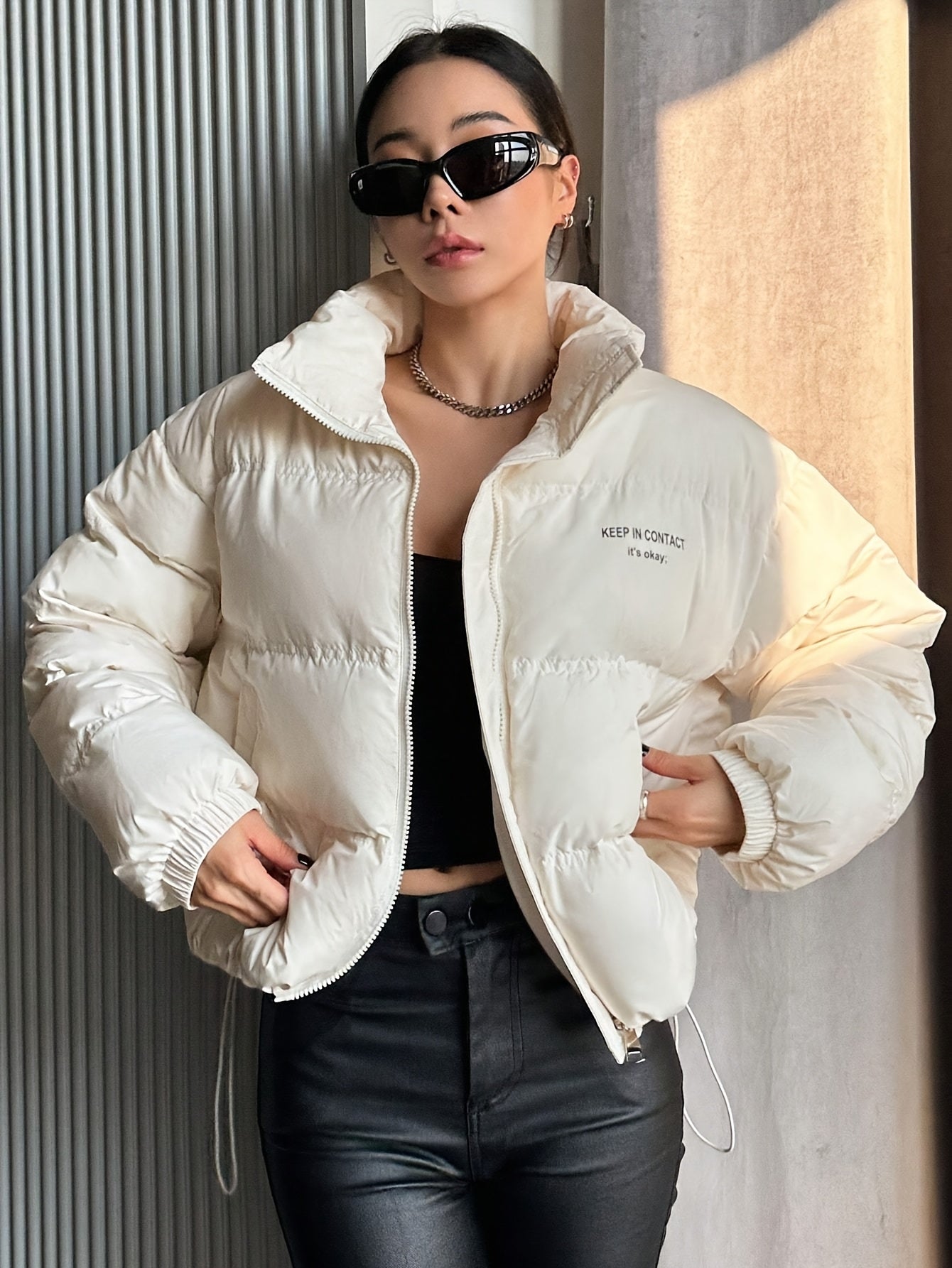 Cozy Padded Zip Jacket