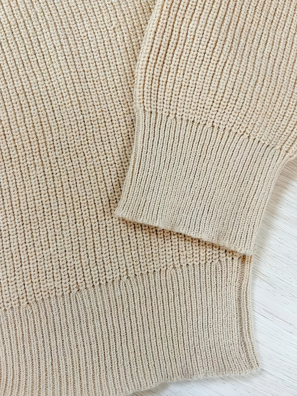 Men's Zip-Up Knit Sweater