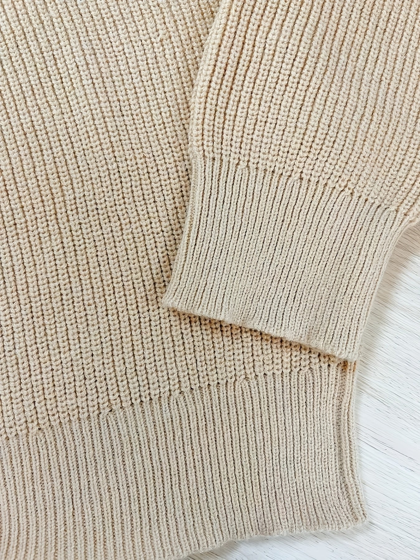 Men's Zip-Up Knit Sweater