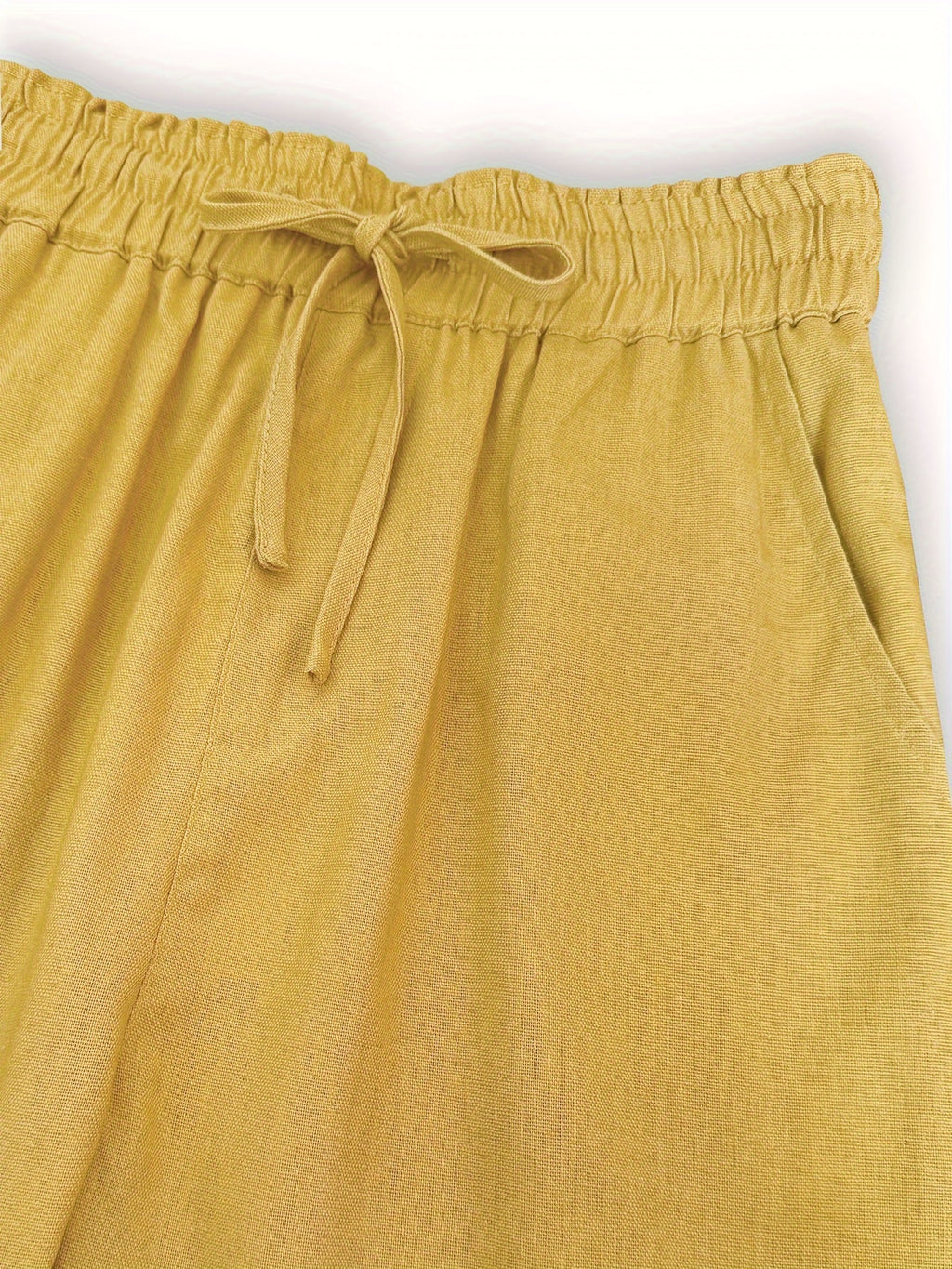Linen Wide Leg Trousers