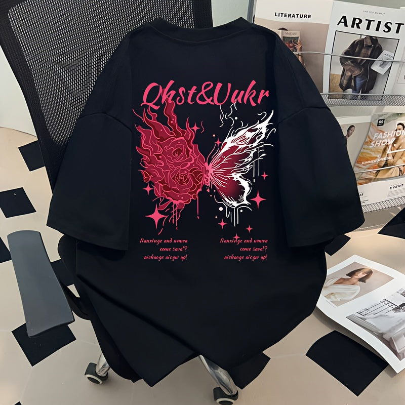 Blue Flame Butterfly T-Shirt