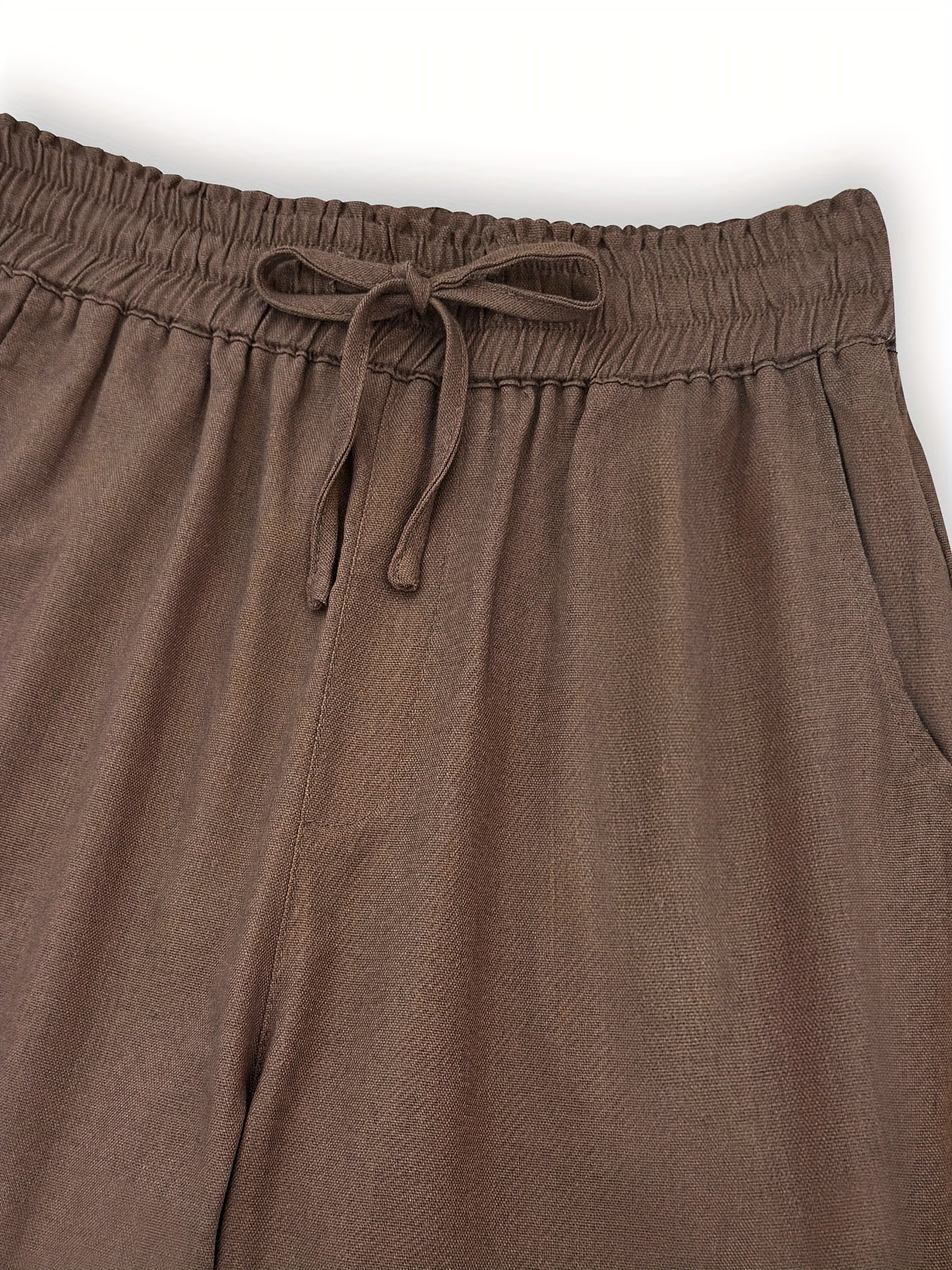 Linen Wide Leg Trousers