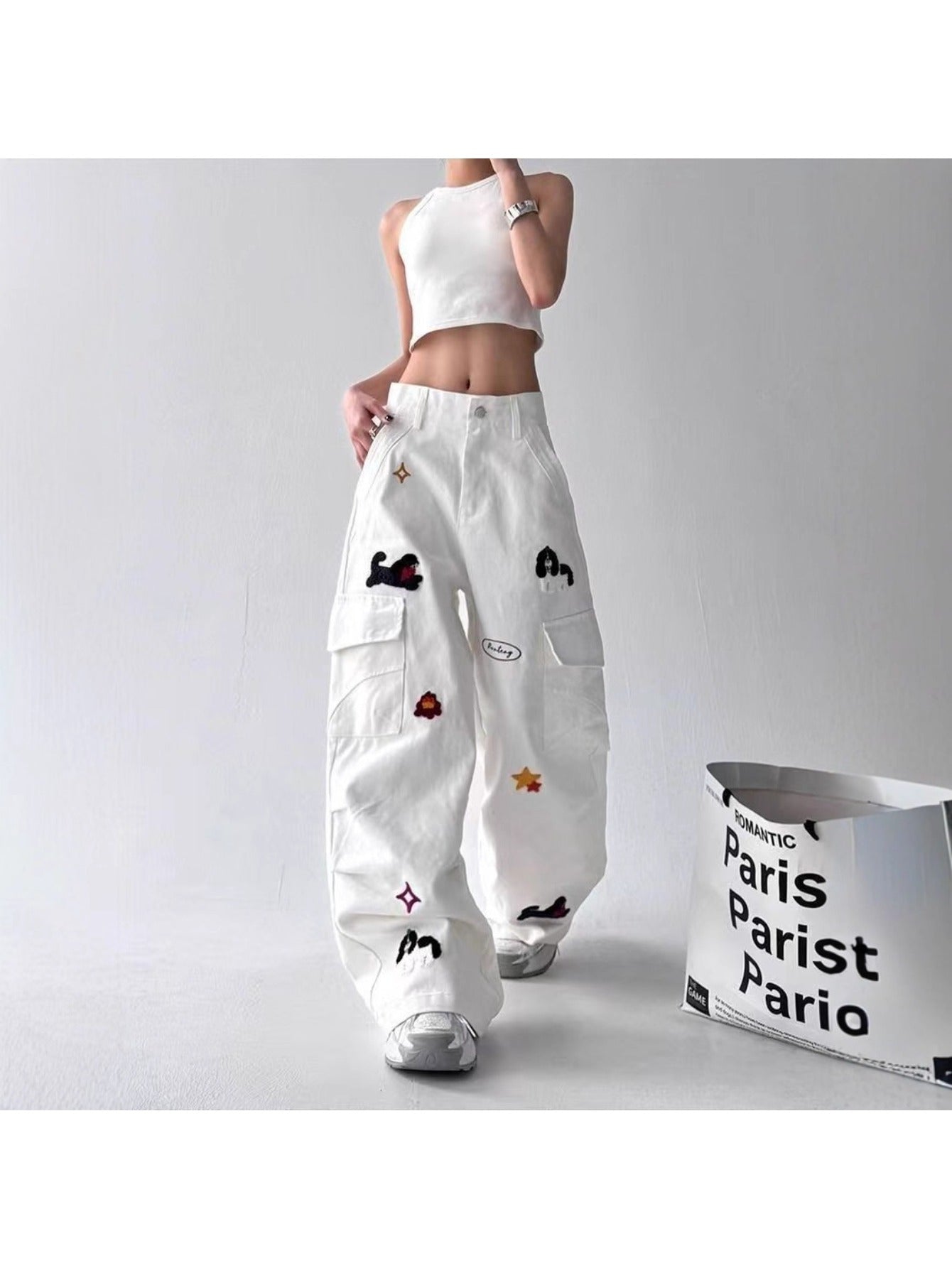 Puppy Patch Cargo Jeans