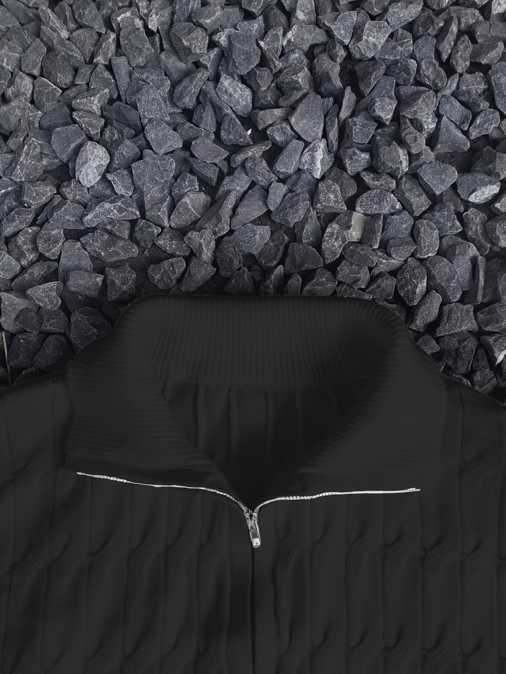 Men's Textured Half-Zip Sweater
