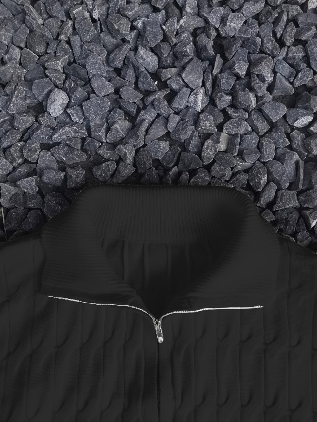 Men's Textured Half-Zip Sweater