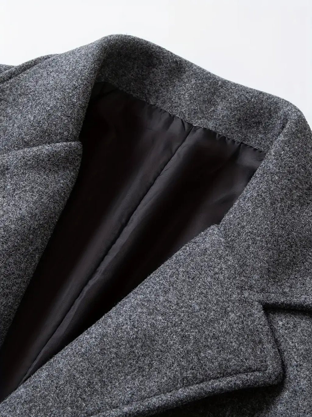 Men's Wool-Blend Overcoat